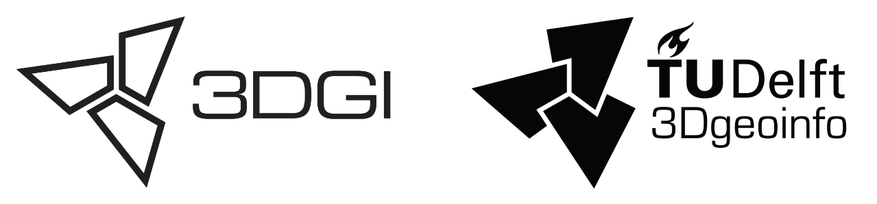 3DGI and 3D geoinformation research group logos